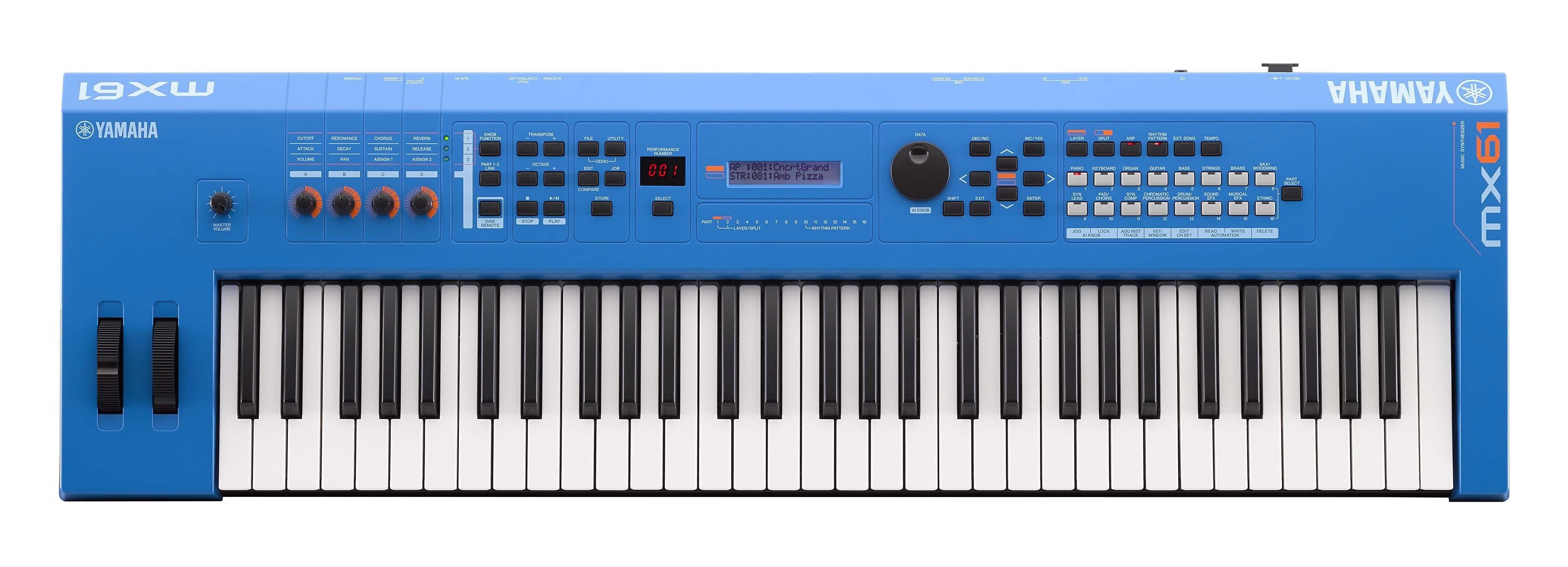 MX BK/BU - Overview - Synthesizers - Products - Keyboard