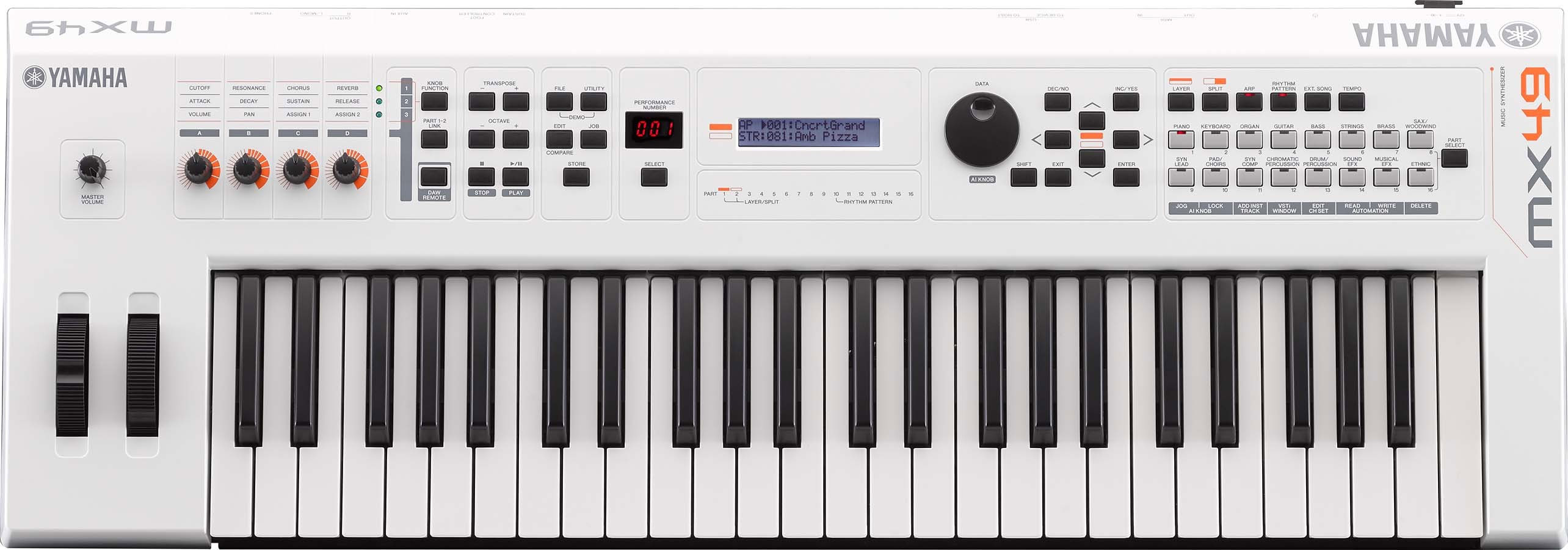 MX BK/BU - Overview - Synthesizers - Products - Keyboard