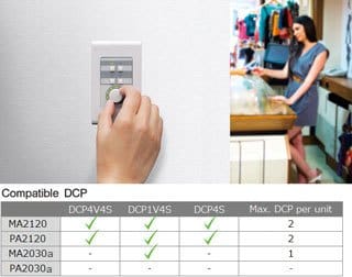 Remote Control from Optional DCP Series Digital Control Panel