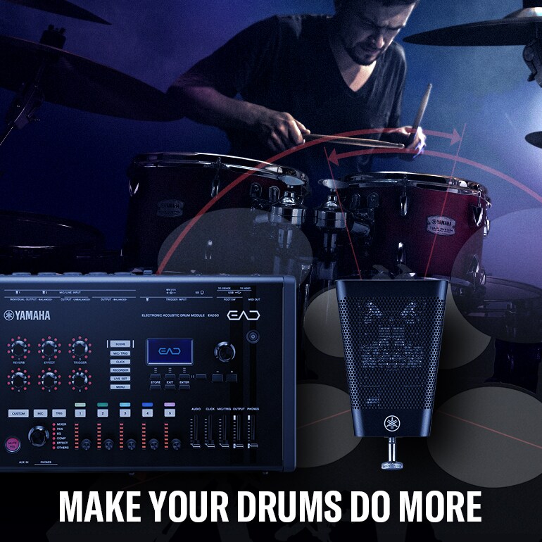 Composite image intuitively illustrating the features and usage of the EAD50