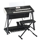 Diagonal view of the Yamaha Electone ELS-03X