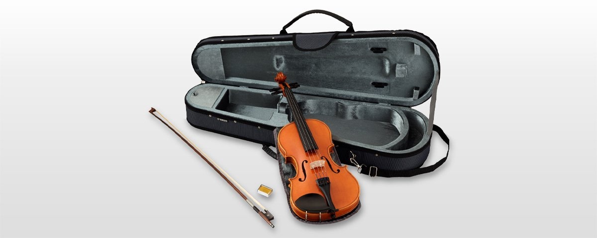 Yamaha Violin V5SC ( V5 SC 44 / V5SC44 ) *Pre-Order* V5 Series 4/4 Full Size Violin - Wittner "Ultra" tailpiece (with soft case, bow, rosin) | Cornerstone Music