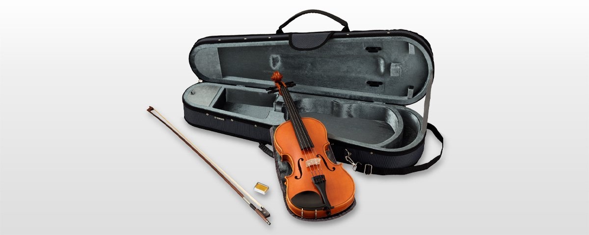 Yamaha Violin V5SA V5 Series 4/4 Violin - Ebony Tailpiece (with soft case, bow, rosin)