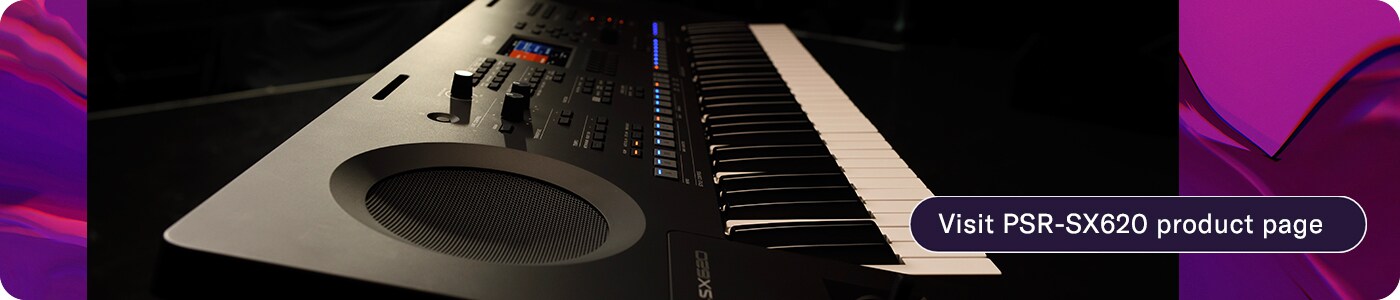 Visit the PSR-SX620 product page