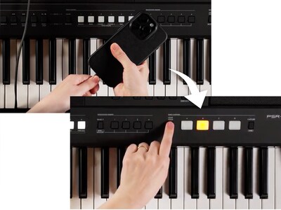 PSR-E483 Feature image of Quick Sampling