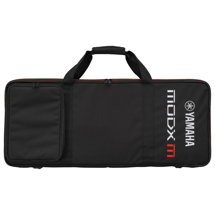 MODX M soft case placed horizontally, showing exterior shape and material texture.