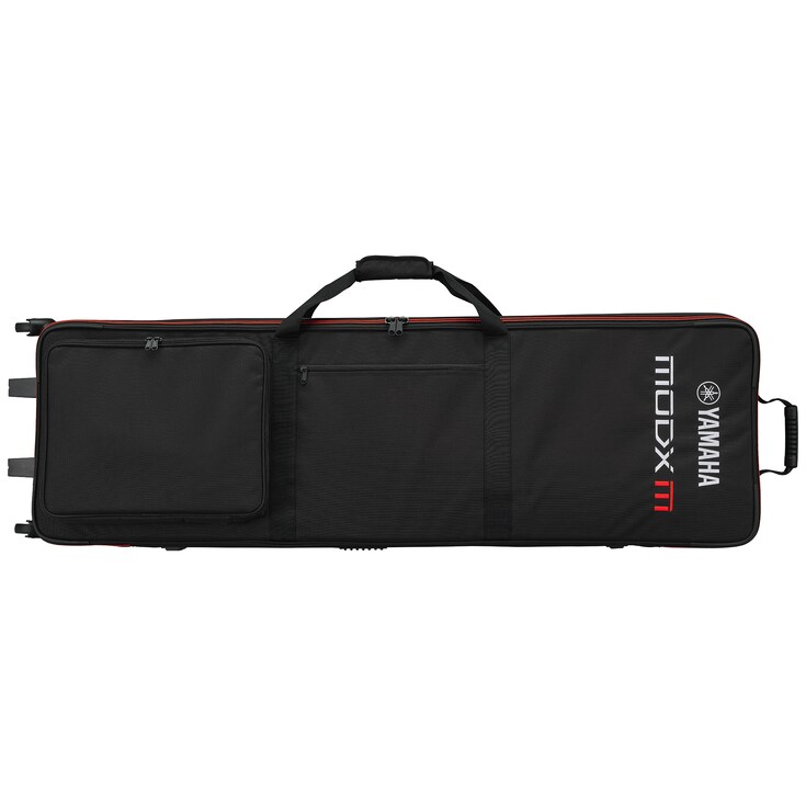 MODX M soft case placed horizontally, showing exterior shape and material texture.