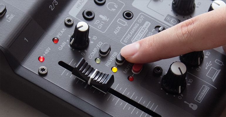 AG03MK2 3-Channel Live Streaming Loopback Audio USB Mixer