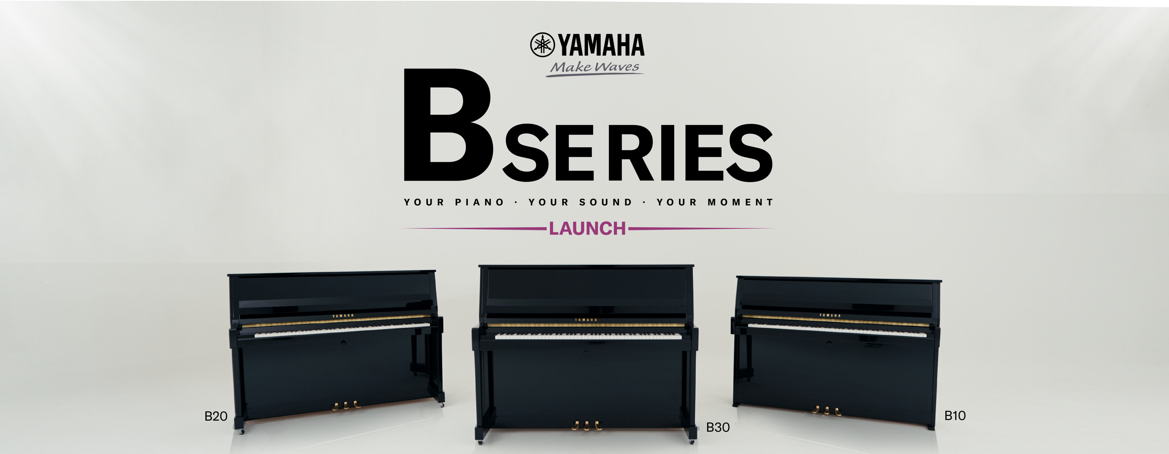 Yamaha piano teacher and student at a Yamaha showcase