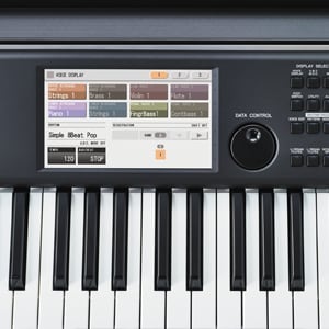 Color Touch Panel | Yamaha Digital Electone Keyboard ELC 02 ( ELC02 / ELC-02 ) FS Keyboard 986 voices 2nd / Double Expression Pedal Cornerstone Music