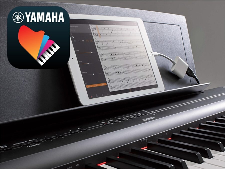 P-121 Simple operation using the Smart Pianist app.