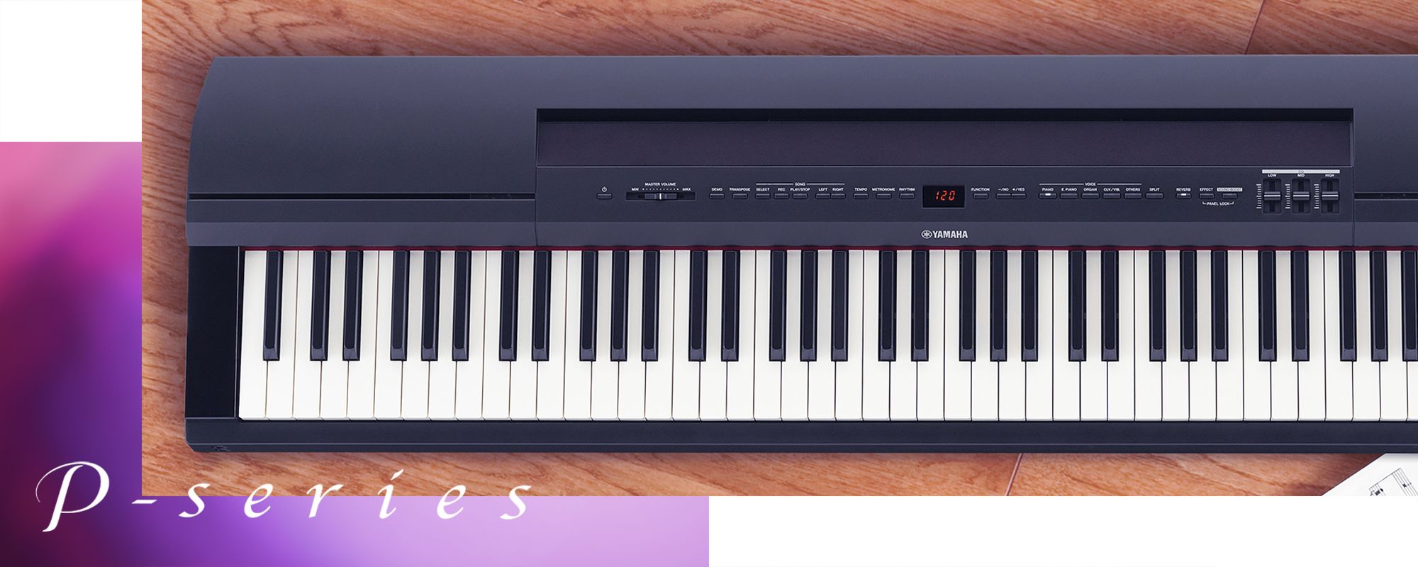 Yamaha digital store piano p series